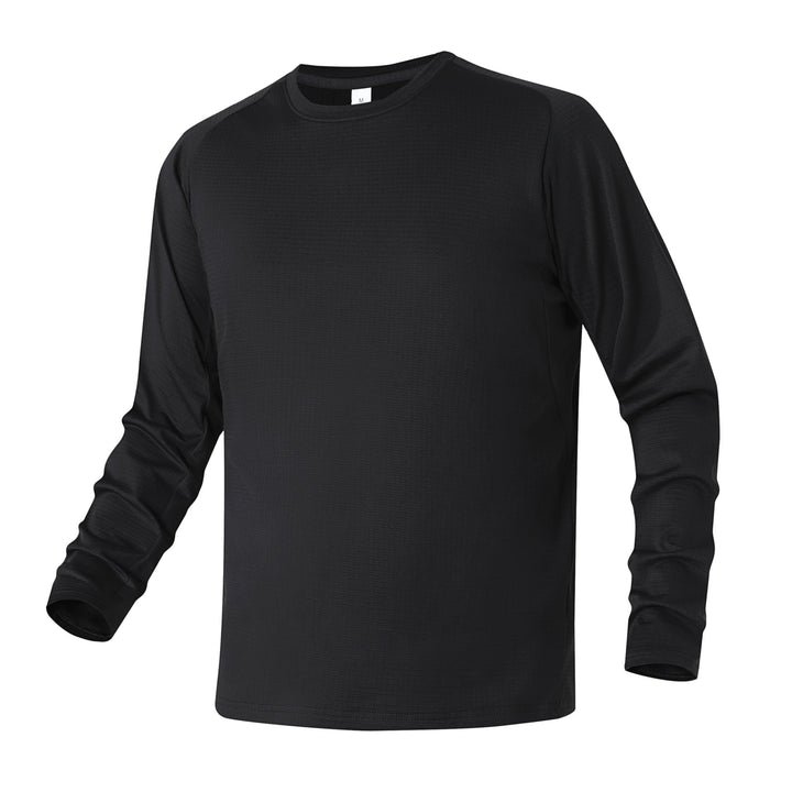 Herren Langarm-Thermo-Shirt mit Waffelstruktur und atmungsaktivem Funktionsmaterial Drune