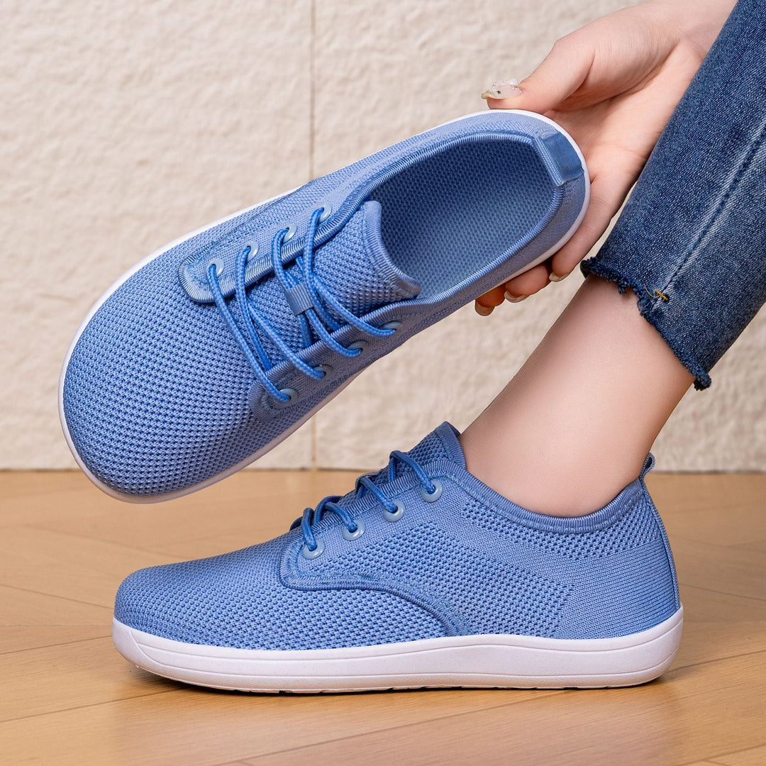 Damen Atmungsaktive Sneaker mit elastischem Lederoberteil Drune