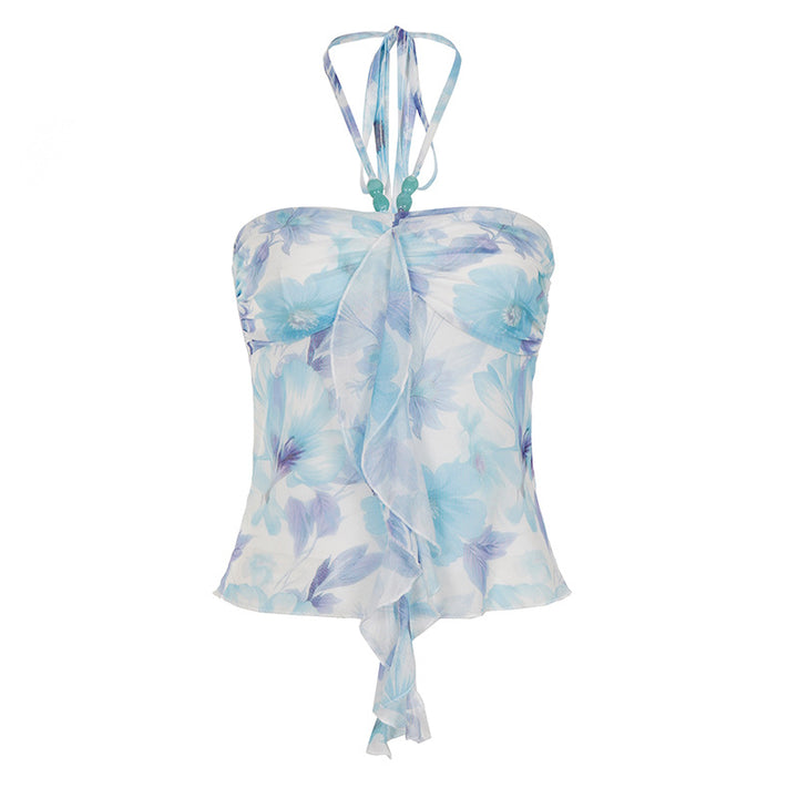Damen romantisches Blumenshirt Drune
