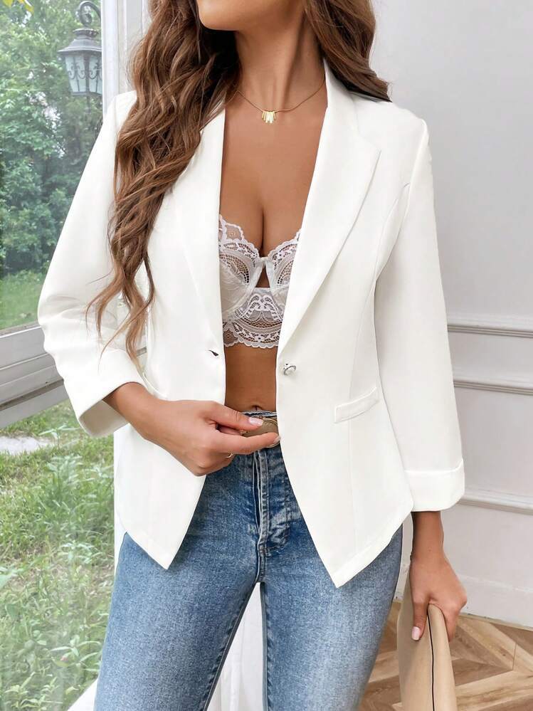 Damen moderner, taillierter Blazer Drune