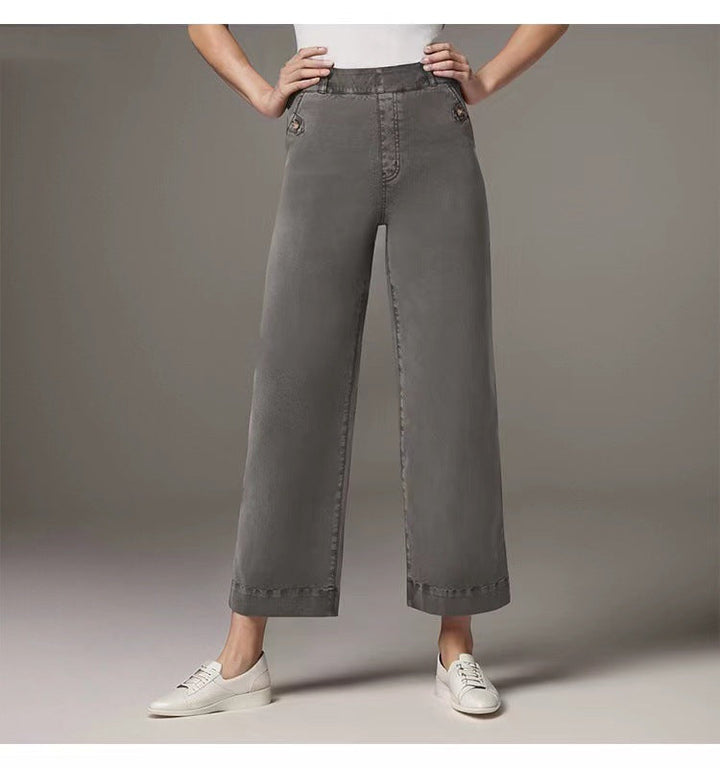 Damen weite Baumwollhose Drune