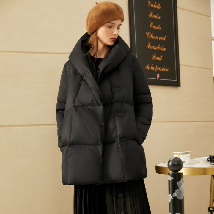 Damen Modische Oversized Daunenjacke Drune