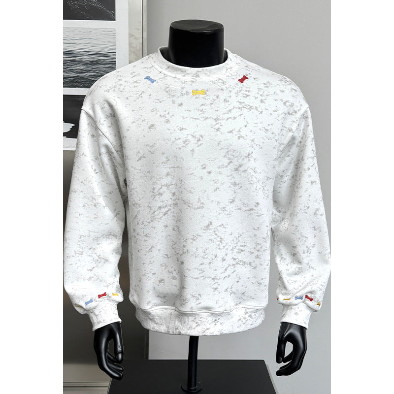 Herren Bequemer Sweatshirt mit bunten Akzenten Drune