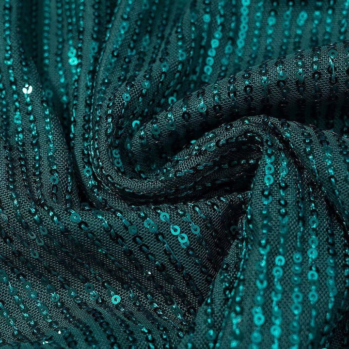 Damen Glamouröses Midikleid mit schimmerndem Stoff und bequemen Spaghettiträgern Drune