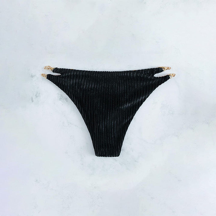 Damen Hoch tailliertes Bikinis mit modischem Cut-Out Drune