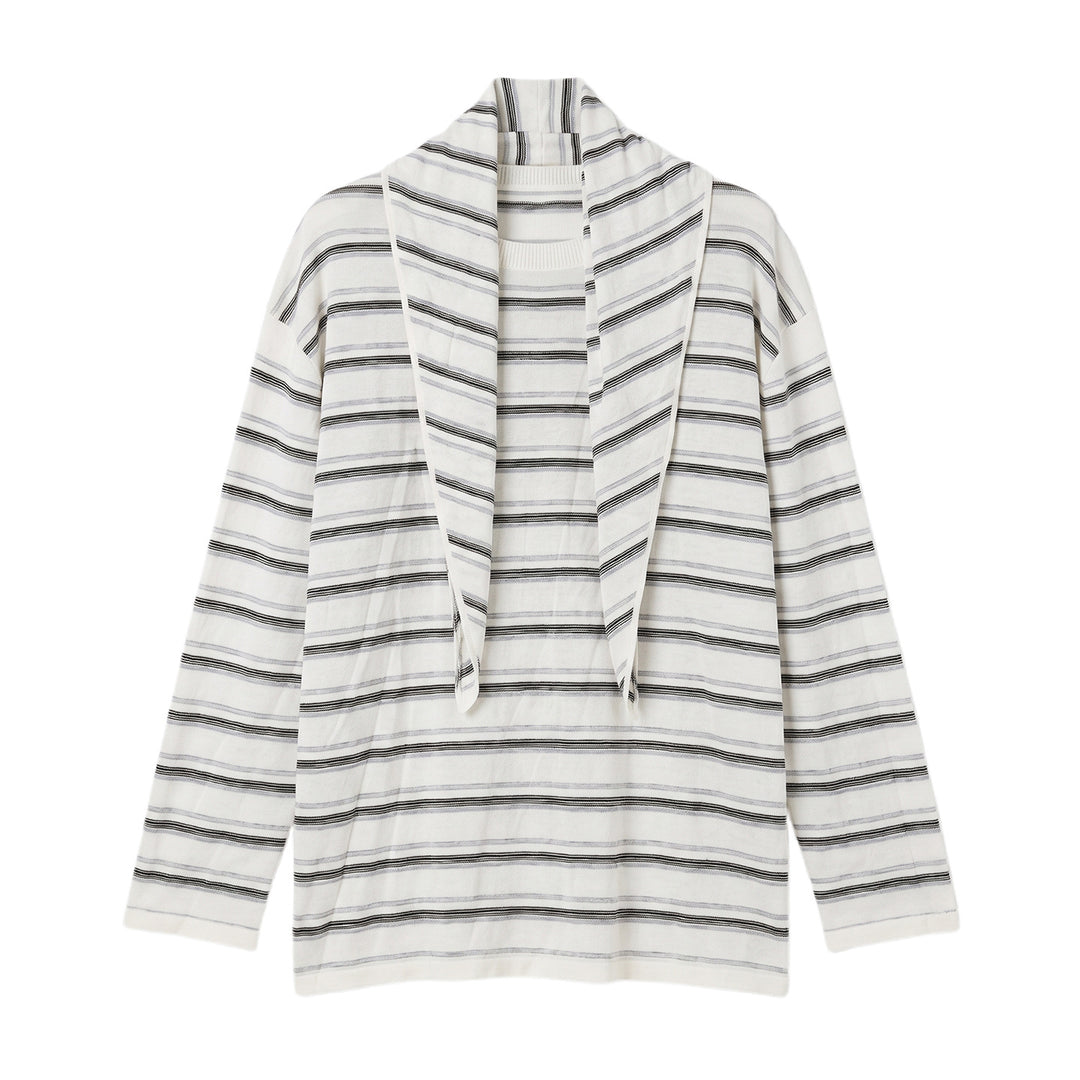 Damen Lässige Streifenjacke Drune