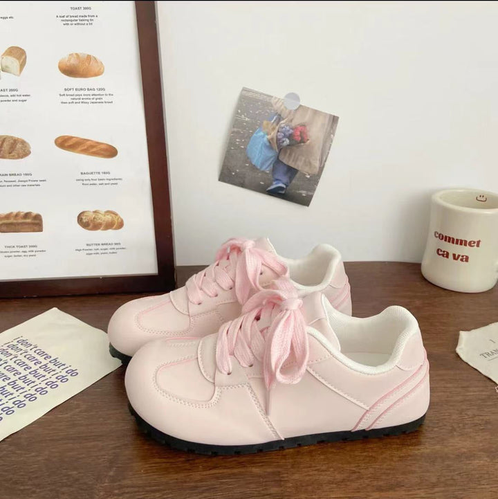 Damen Bequeme Freizeitsneaker mit atmungsaktiver Oberflächenstruktur und rutschfester Sohle Drune