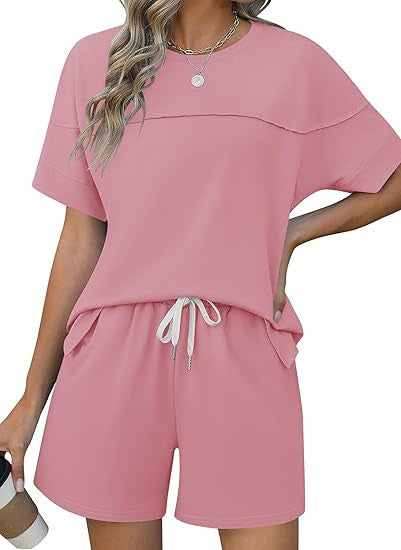 Damen lässiges Sport-Outfit mit elastischem Bund und praktischen Taschen Drune