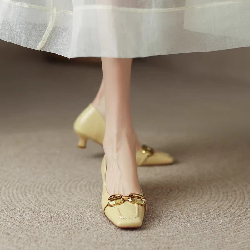Damen Ballerinas mit elegantem Kettenakzent Drune