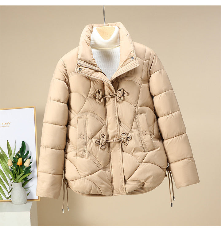 Damen Trendiger gepolsterter Blouson mit praktischen Schnürdetails Drune