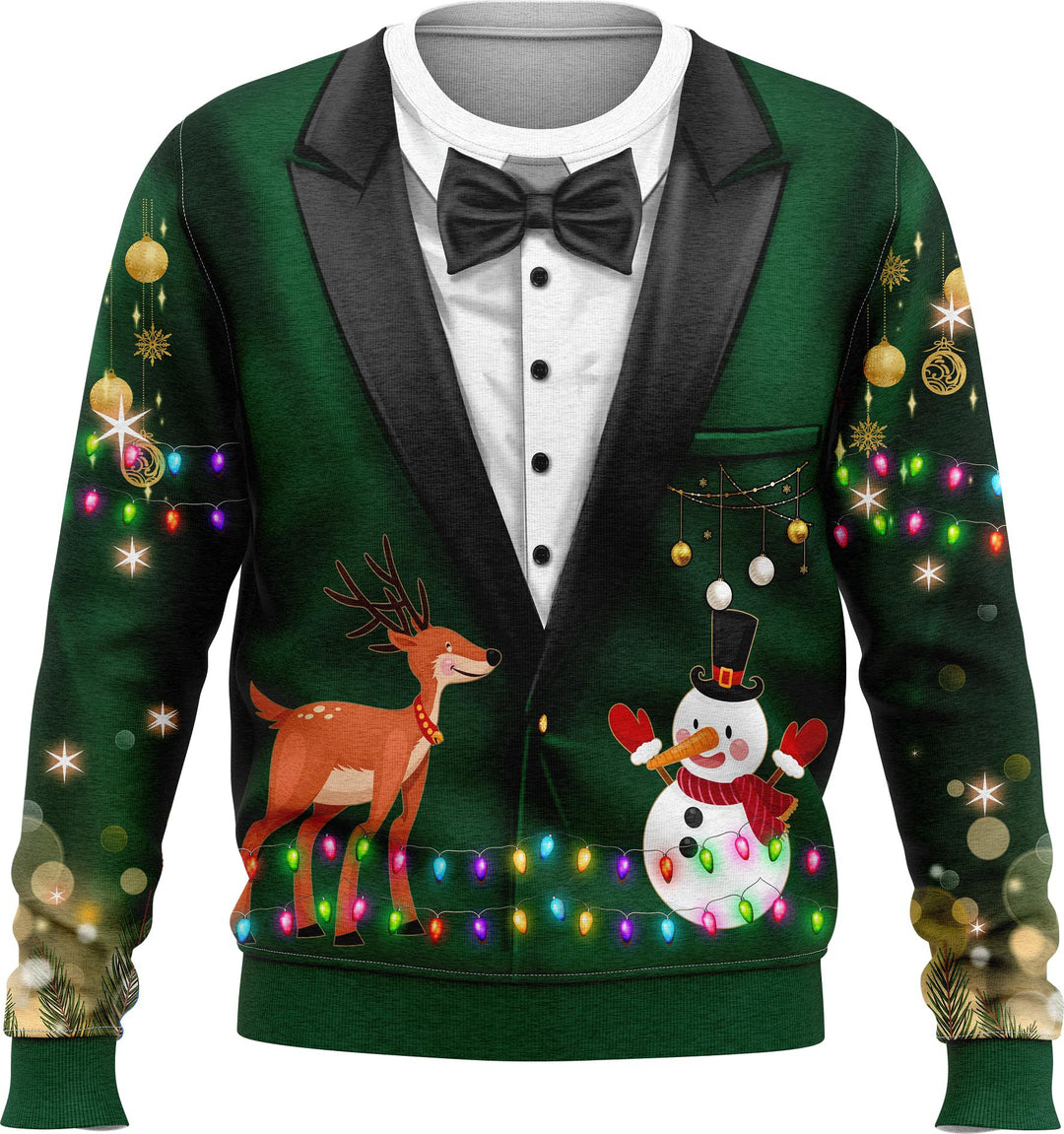 Damen Festlicher Weihnachts-Pullover im Anzug-Stil Drune