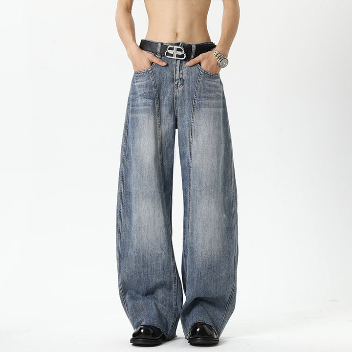 Damen Weitgeschnittene Jeanshose Drune