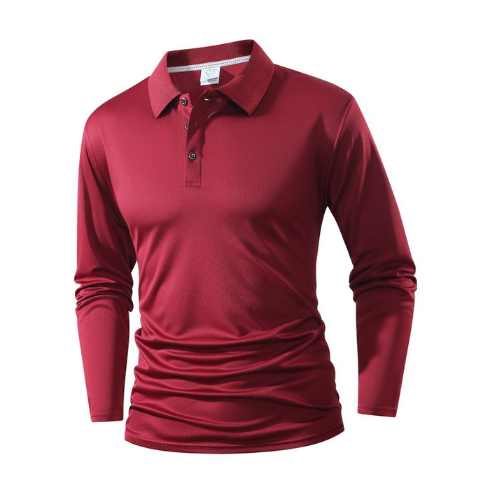 Herren Langarm Poloshirt Drune