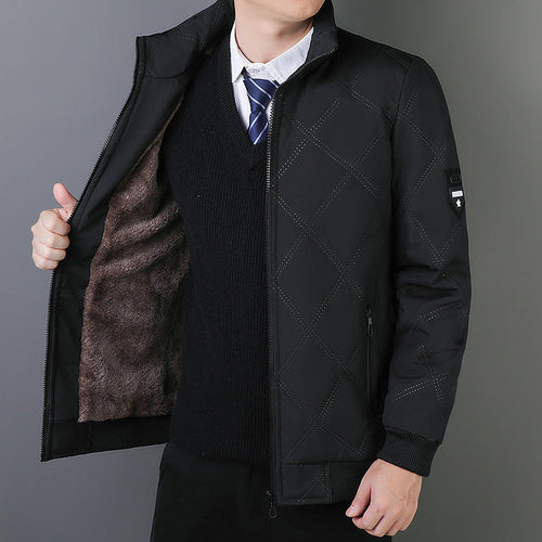 Drune | Steppjacke - Regular Fit - Warme Fütterung - Rippkante - Reißverschluss
