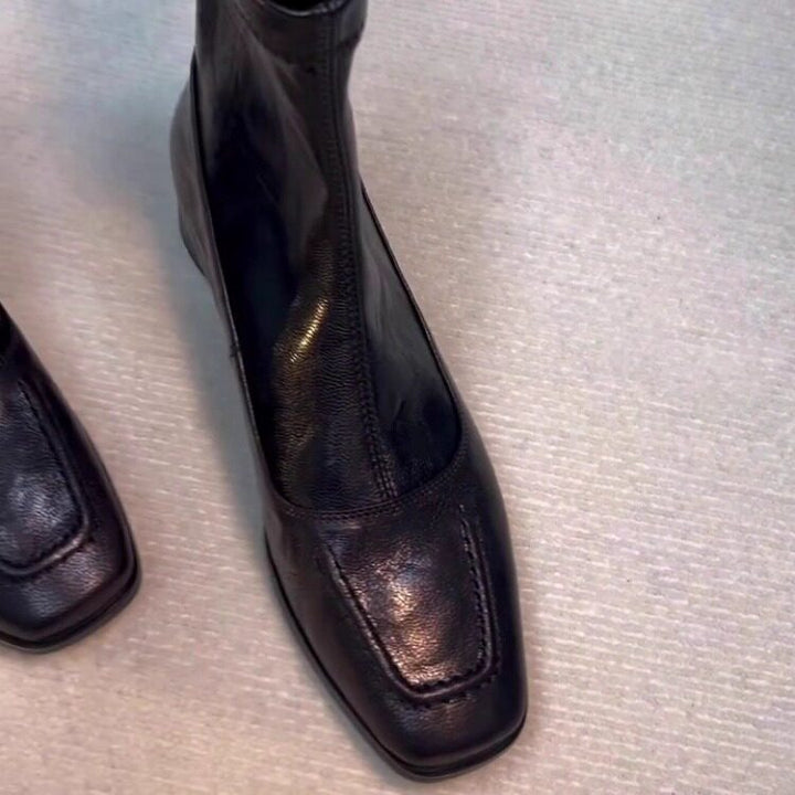 Damen Elegante und modische Stiefeletten Drune