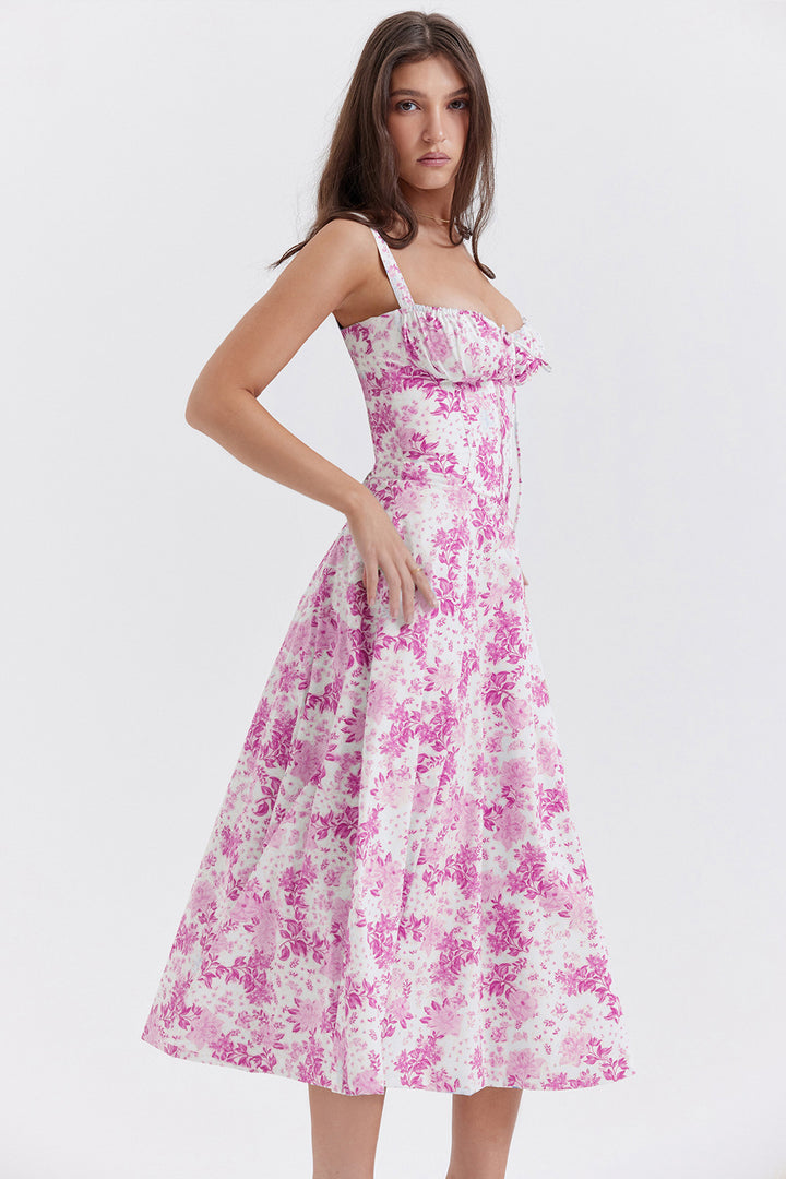 Drune | Ärmelloses Korsatz Kleid Sommerkleid
