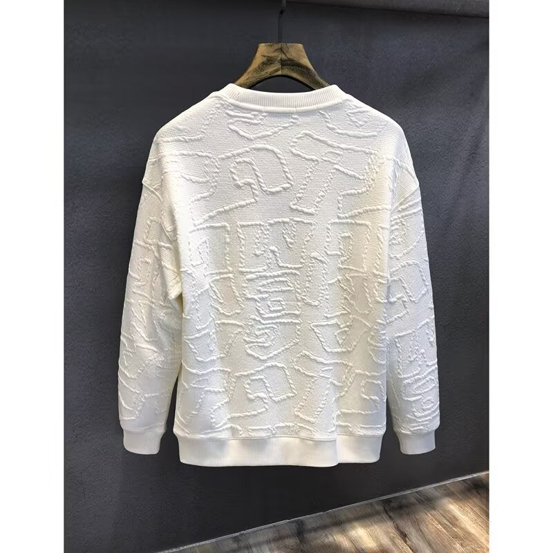 Damen Modischer Sweater mit 3D-Struktur Drune