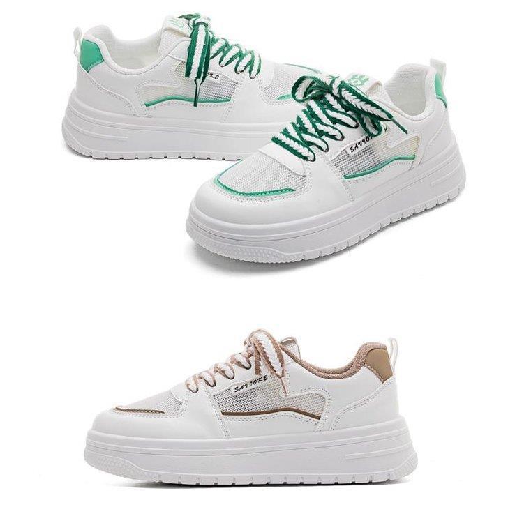 Damen Sportliche Sneakers mit luftiger Mesh-Oberfläche und dämpfender Sohle Drune