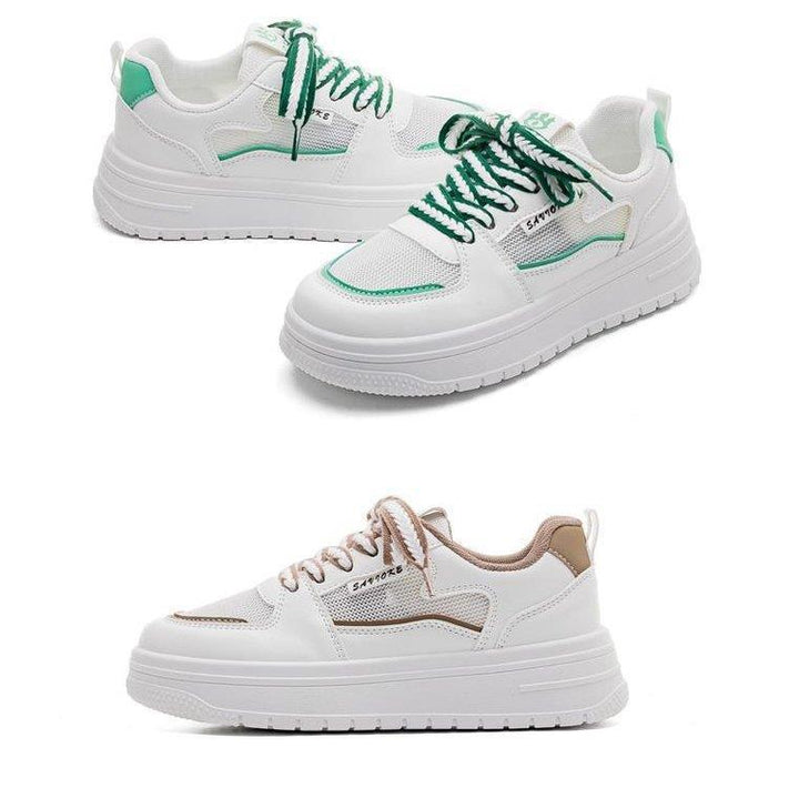 Damen Sportliche Sneakers mit luftiger Mesh-Oberfläche und dämpfender Sohle Drune