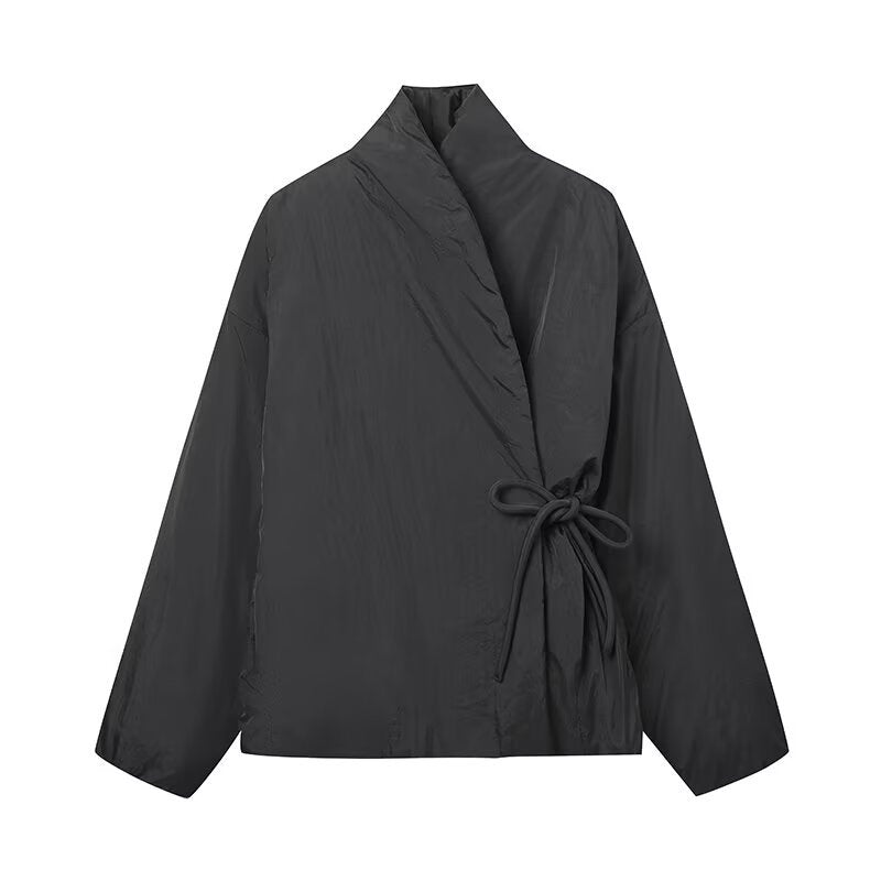Damen Wickeljacke mit authentischem Design Drune