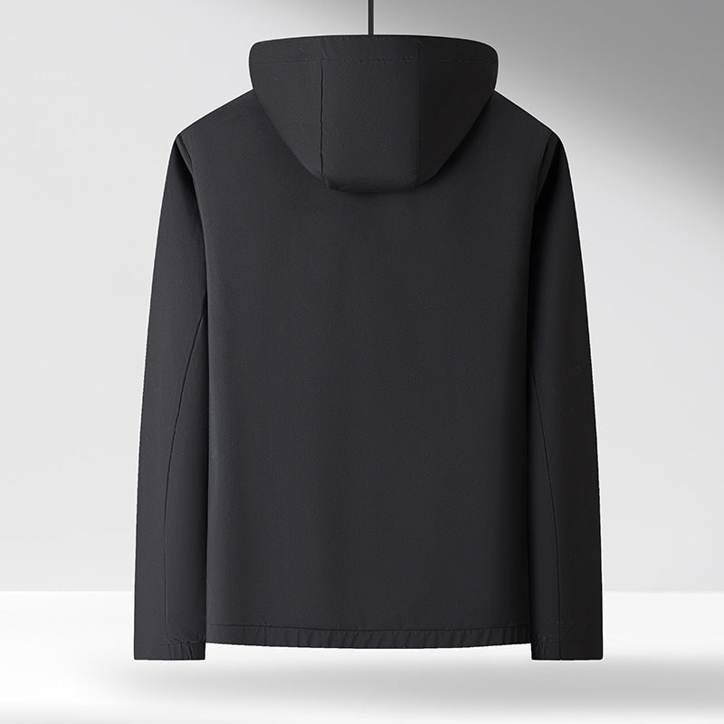 Herren Funktionsjacke mit hohem Kragen und praktischen Reißverschlusstaschen Drune