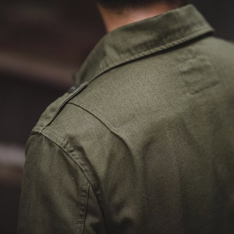 Herren Lässige Utility-Jacke mit praktischen Taschen Drune