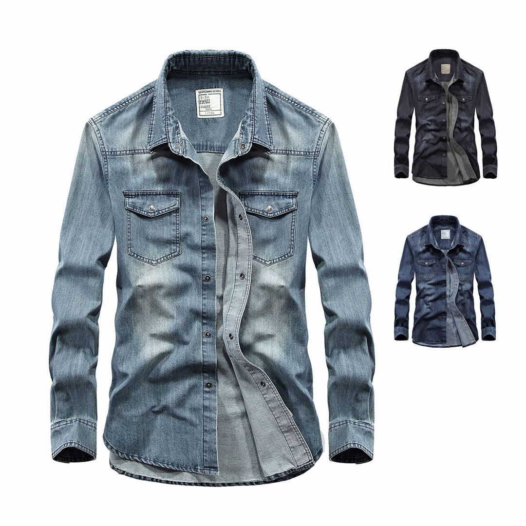 Herren Jeanshemd Drune