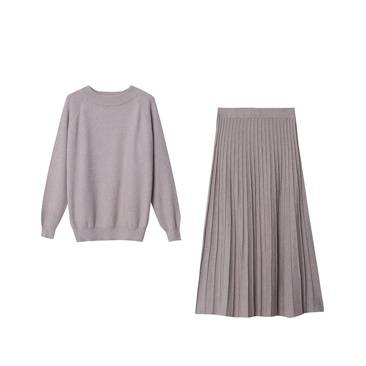 Damen eleganter Pullover mit überschnittenen Schultern und trendigem Schnitt Drune
