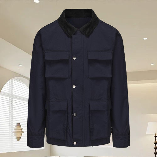 Herren funktionale Utility-Jacke mit praktischen Taschen Drune