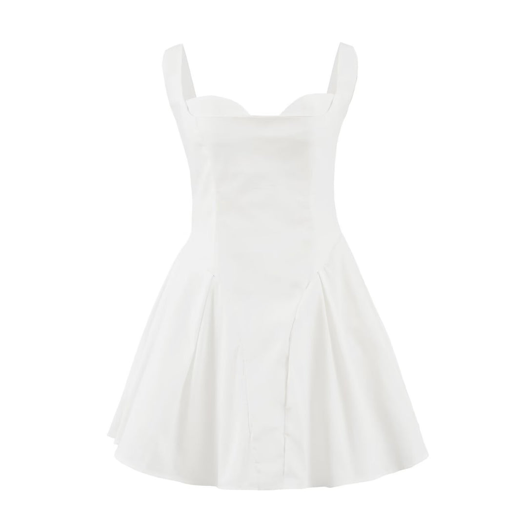 Damen verspieltes A-Linien Kleid Drune