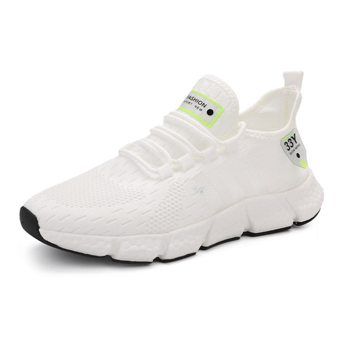 Herren Atmungsaktive Strick-Sneaker mit dämpfender Schaumsohle und Stretch-Fersenlasche Drune