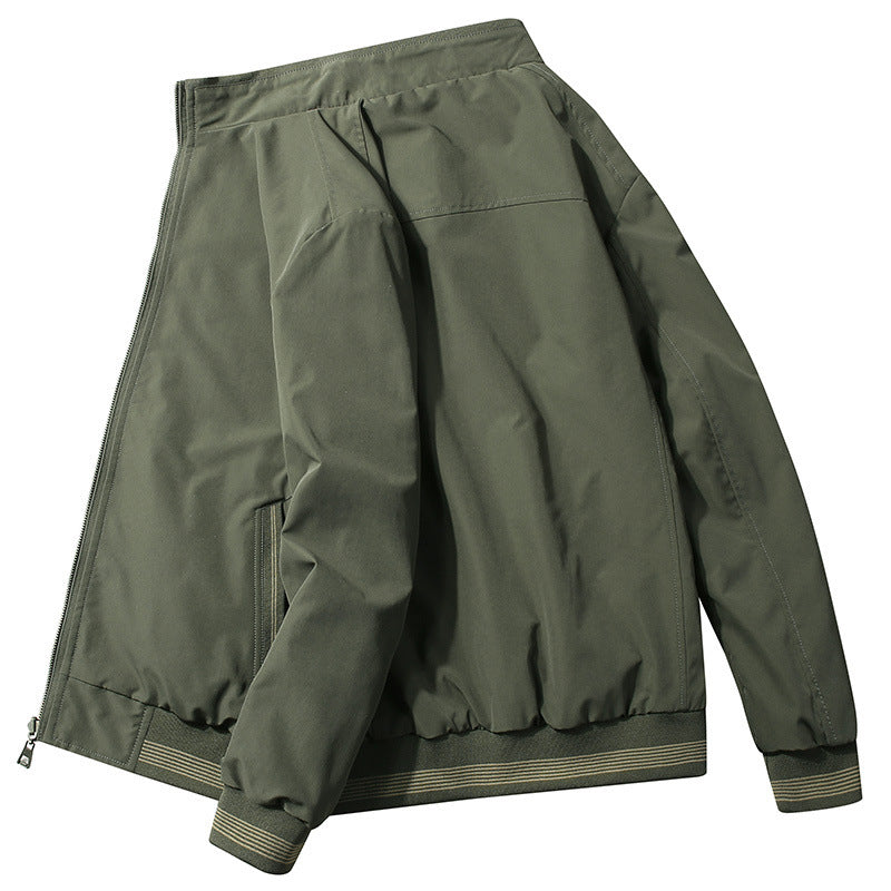 Herren Sportliche Bomberjacke mit hohen Kragen und praktischen Taschen Drune