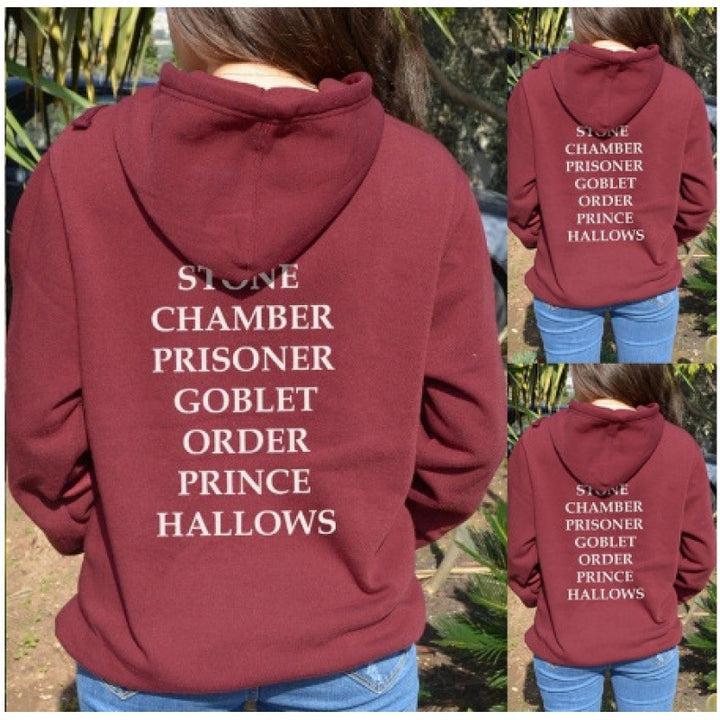 Damen Kapuzenpullover mit trendigem Schriftzug und lässiger Passform Drune