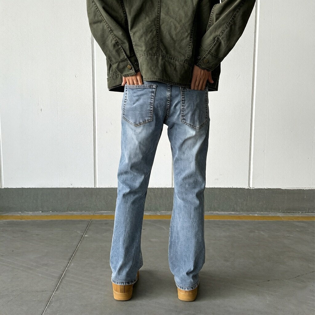 Herren Klassische Jeanshose Drune