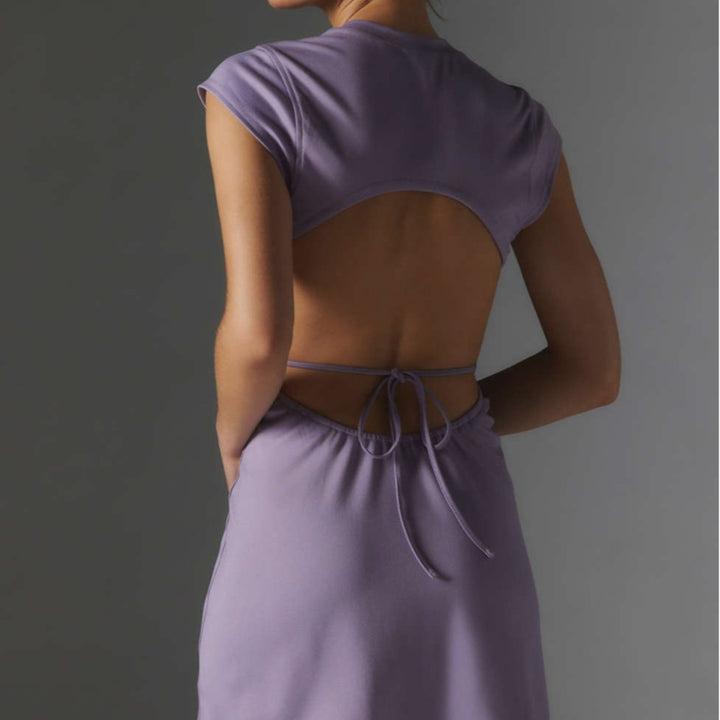 Damen Elegantes und figurbetontes Freizeitkleid Drune