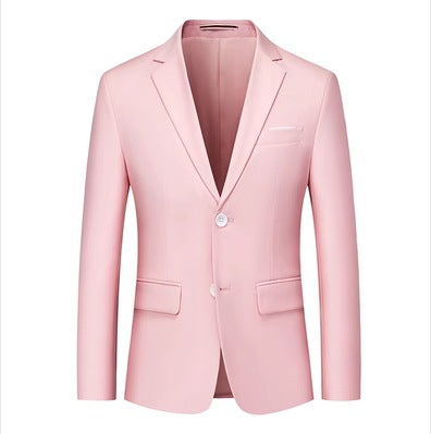 Herren nan tailliertes Sakko mit schmaler Silhouette, Stretchanteil und Pattentaschen Drune