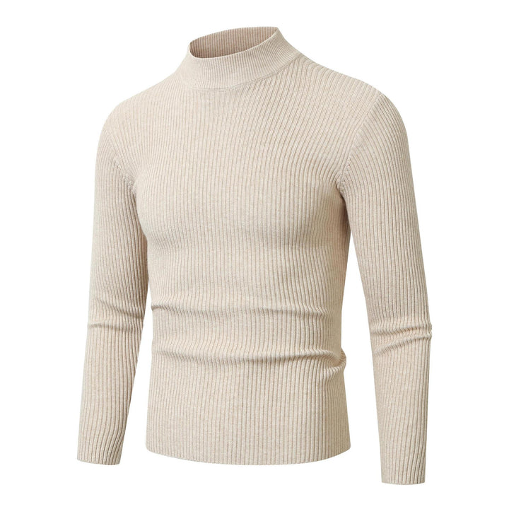 Herren Rollkragenpullover mit feiner Rippstruktur Drune