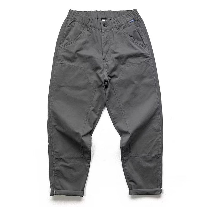 Herren Bequeme Cargohose mit Gummibund und praktischen Taschen Drune
