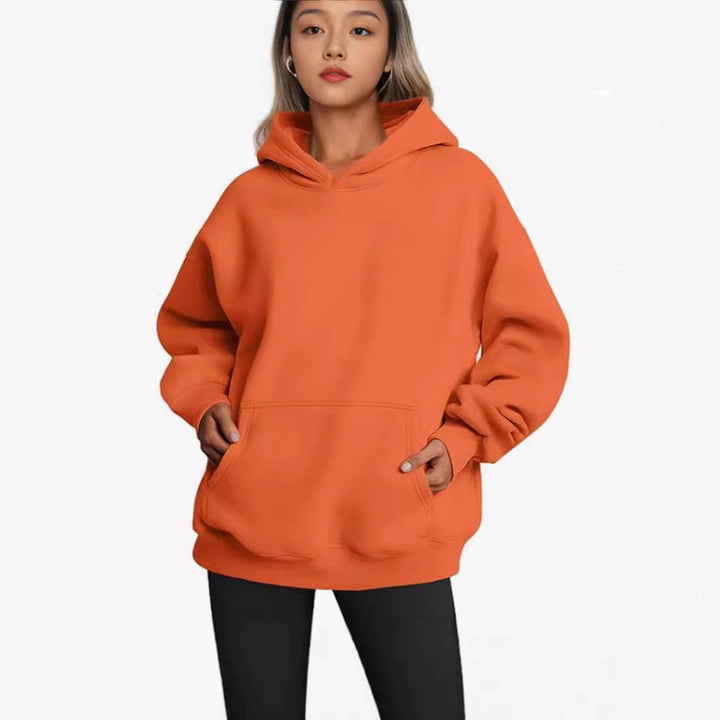 Damen bequemer Kapuzenpullover Drune