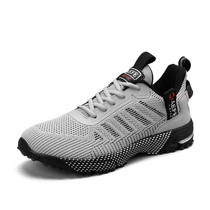 Herren atmungsaktive leichte Laufschuhe mit stoßdämpfender Gelfederung und rutschfester Außensohle Drune