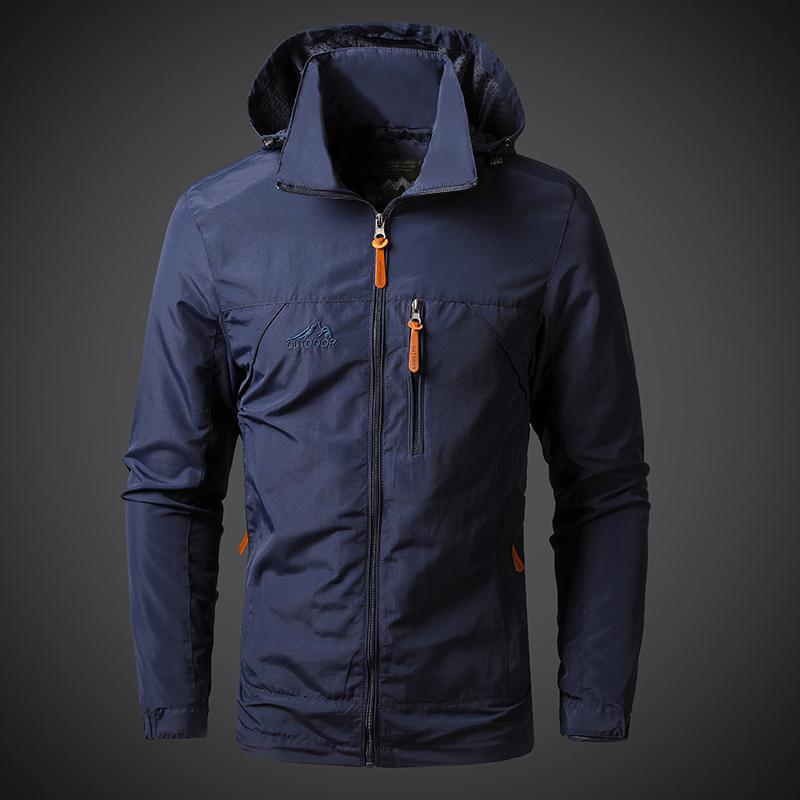Herren leichte temperaturregulierende Jacke Drune