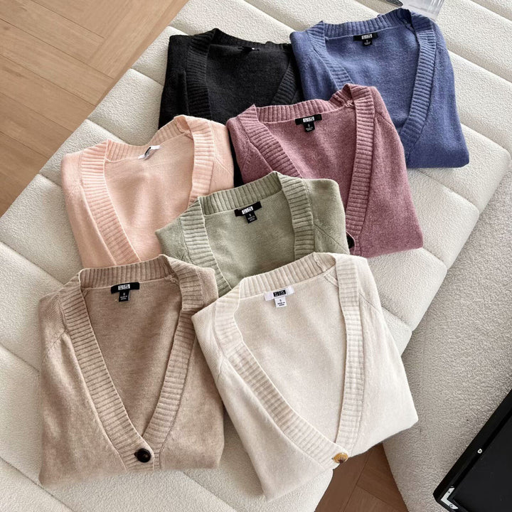 Damen Elegante Strickjacke mit praktischen Taschen Drune