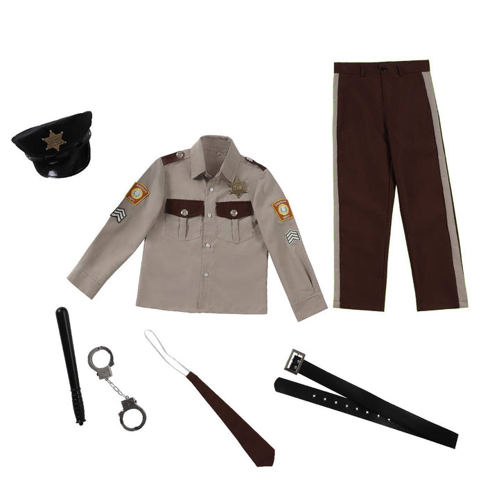Jungen Polizei Kostüm mit Zubehör Drune