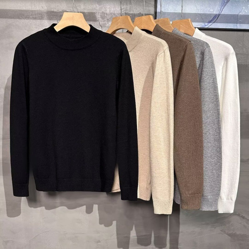 Herren Eleganter Rollkragenpullover Drune