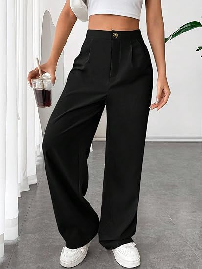 Damen Weite Hosen Drune