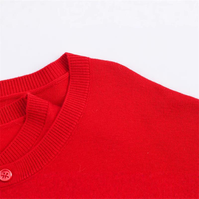 Damen Wickelpullover mit Knopfdetail und modernem Schnitt Drune
