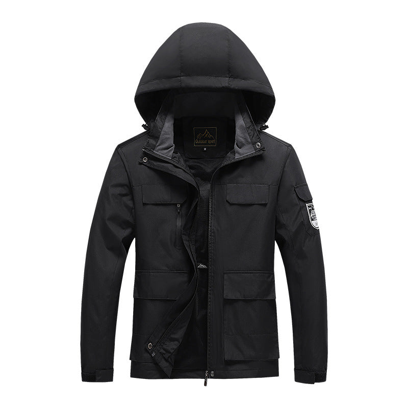 Herren robuster Outdoor-Fieldparka Drune