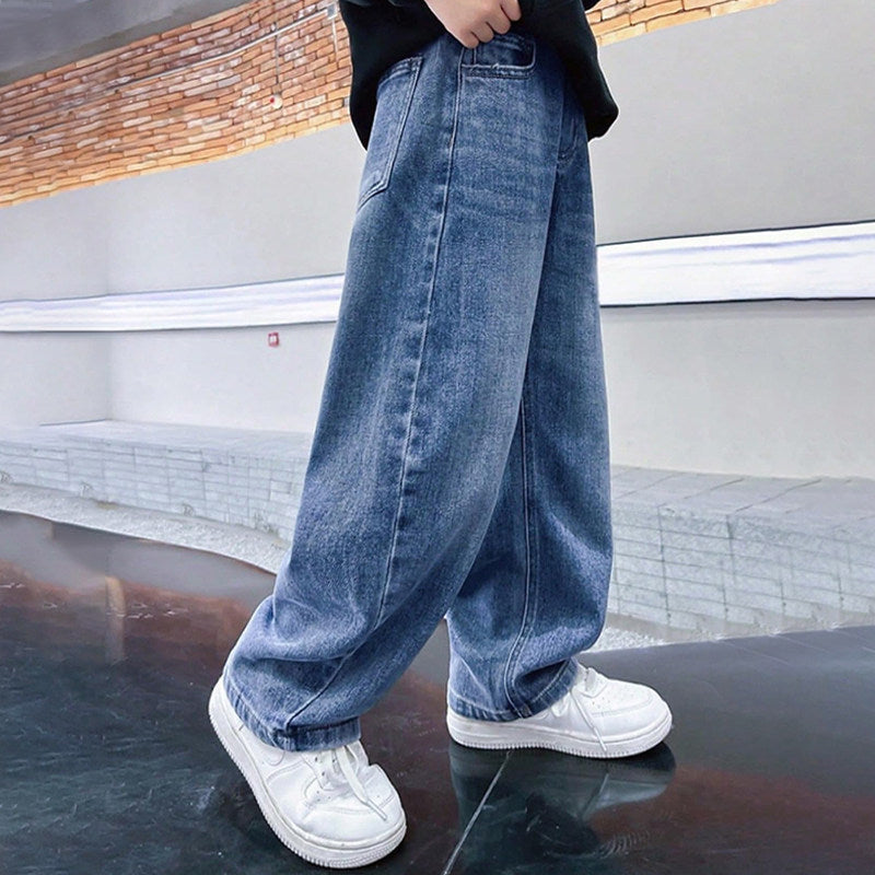 Herren weite Denim-Jeans mit lässiger Passform Drune