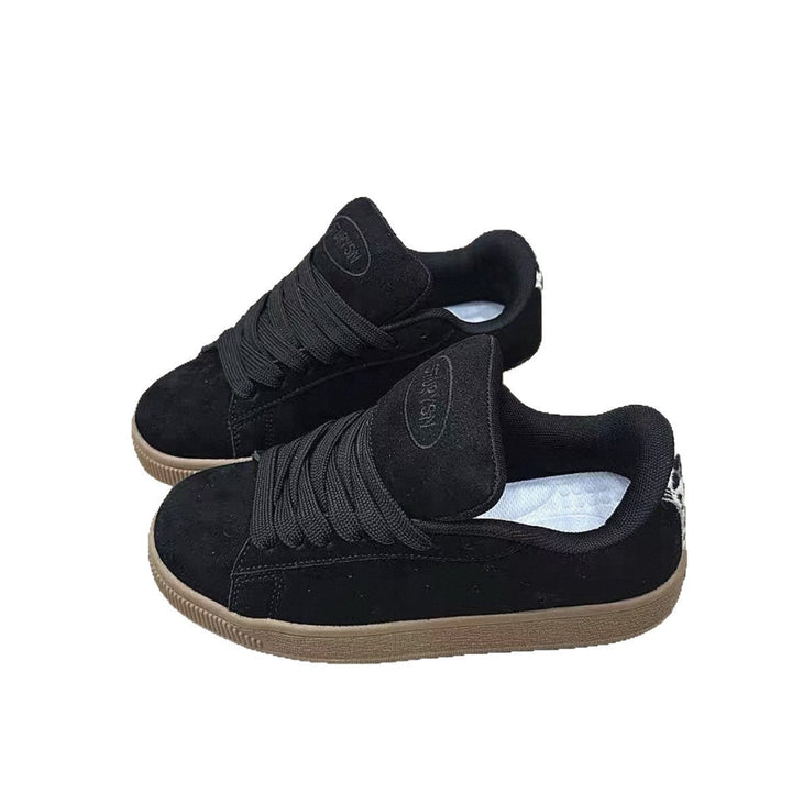 Damen Sportliche Sneaker aus hochwertigem Wildleder mit rutschfester Sohle Drune