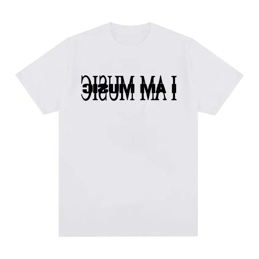 Damen T-Shirt mit modernem Typografie-Druck Drune